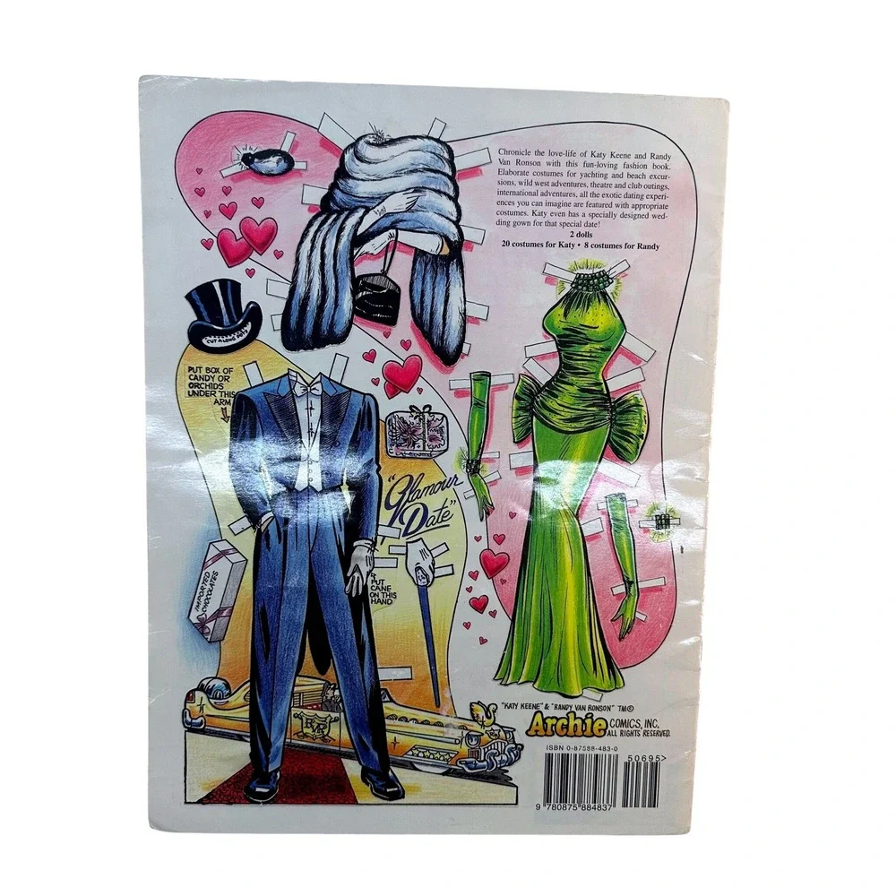 Archie Comics Katy Keene Romance Paper Dolls Bill Woggon 1997 Randy Van Ronson